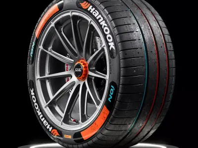 Hankook Formula E 2023 315 40 ZR18 METALNESS 3D model