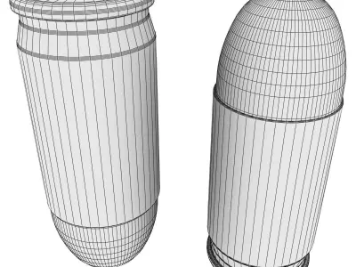 380 ACP Cartridge 3D model