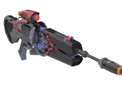 Widowmaker Noire Skin - Overwatch - Commercial - STL 3D print model