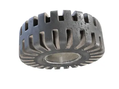 Tire and Rim 3D Model 3D model