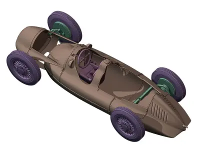 Auto Union Type D print 3D print model