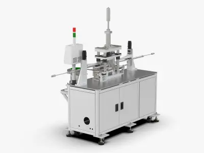 Automatic Shaft Loading and Unloading Press Machine 3D model