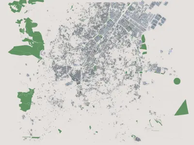 Konya City Turkey 3D model