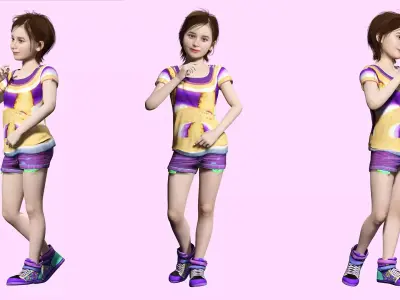 Sophia little Sunshine Free 3D model