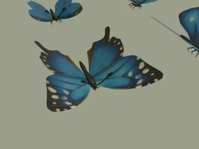 Butterflies 3D model