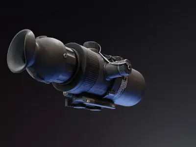 AN PVS4 Night Vision Low-poly 3D model