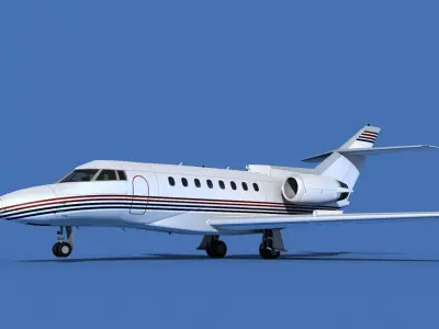 Hawker Siddley 1000 V12 3D model