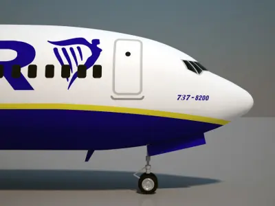 Ryanair 737 MAX 200 3D model