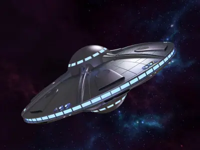 UFO 3D model purchase