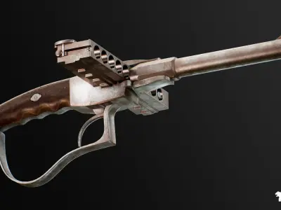 FPS 4K Western Guns VOL 1 Low-poly 3D model