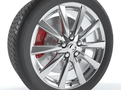 Lexus IS-F Wheel 3D model