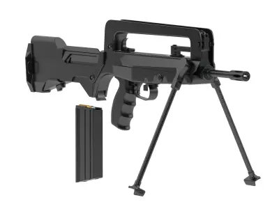 FAMAS airsoft gun 3D model