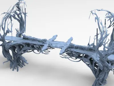 Avalon Gate mountain series 3D model