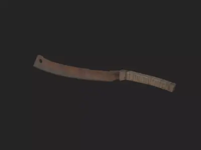 Knife 3D Model 004 Low-poly 3D model