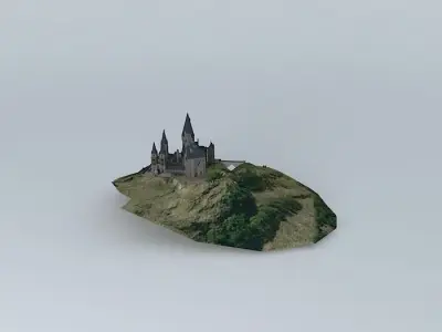 Hogwarts School of Witchcraft and Wizardry Free 3D model