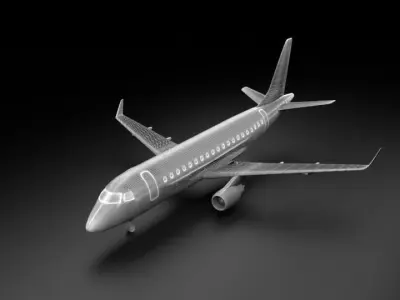 Embraer E170 - E195 Family 3D model