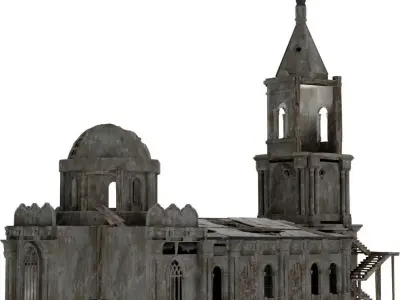 Pubg Church 3D model