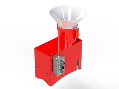 WG 4001 - STL Feed pelletizer - Granulator 3D model