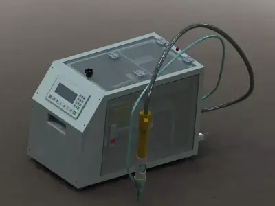 Handheld of screw machine 3D model