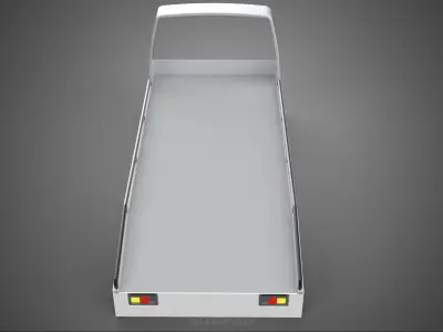 BODY BED ONLY FLATBED TOW TRUCK TOWING TOWTRUCK PICK UP VEHICLE 3D model