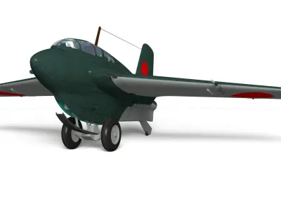Mitsubishi J8M Ki-200 Syusui 3D model