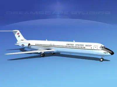 Douglas C-9-50 Nightingale US Navy 3D model