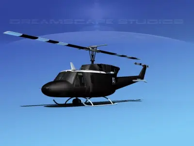 Bell 212 ATF 3D model