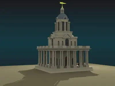 the Greenwich Tower  3D model
