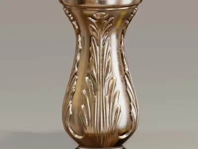 Solomonic column 3D model