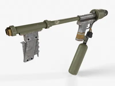 Flamethrower 3D model shop