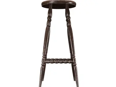 Old Bar Chair Free 3D model