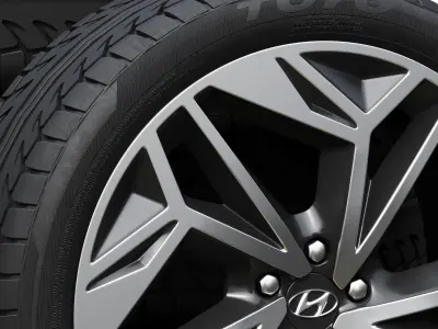 Hyundai wheels 3D model