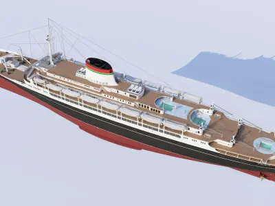 SS Andrea Doria 3D model