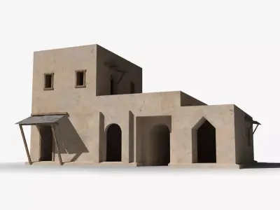 Arab x40 Low-poly 3D model