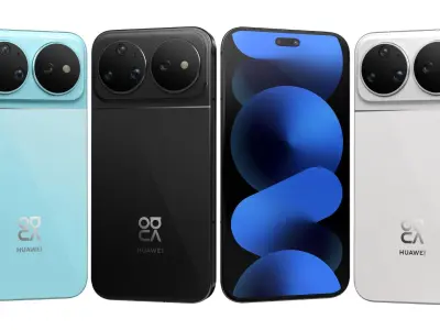 Huawei nova 16 Ultra All Colors 3D model
