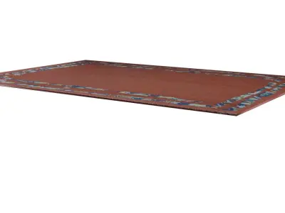 Turkish House Carpet Free low-poly 3D model