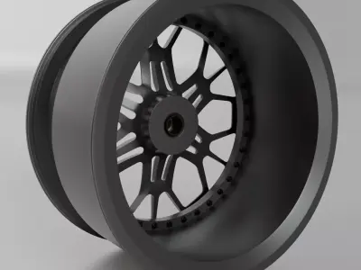 AL13 R140 Centerlock wheel 3D model