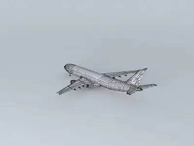 AirAtlanticOcean Airbus A330-200 with interior Free 3D model