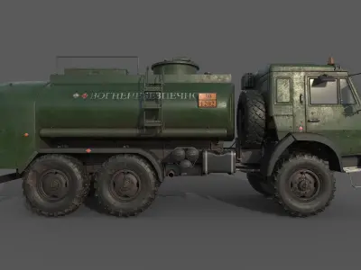 Kamaz ATZ 12 Tanker 3D model