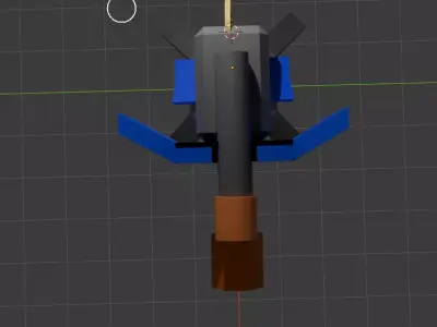 3D model  tower defence Low-poly 3D model