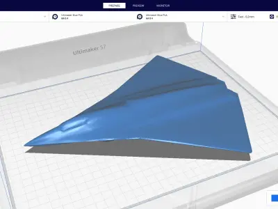 Chengdu J-36 Venom Low-poly 3D model