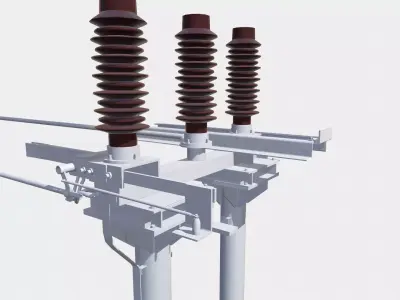 MSR Power Poll Low-poly 3D model