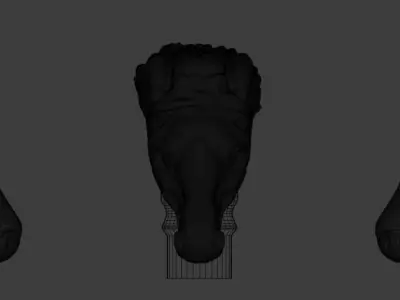 3D  MODELING AND SCULPTING OF HORSE HEAD  3D model