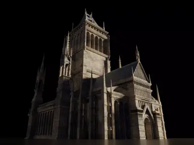 realistic fort  3D model