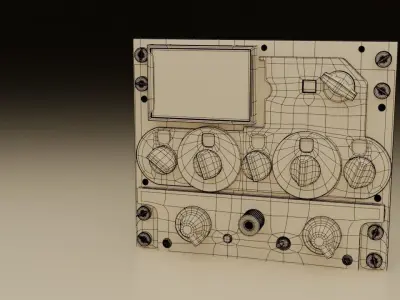 F16 UHF Radio 3D model