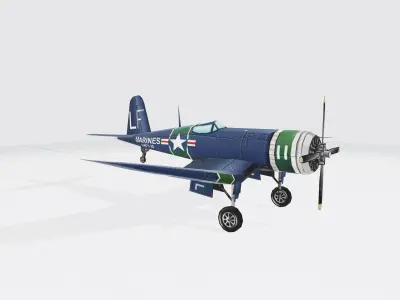 F4u aviation 3D model