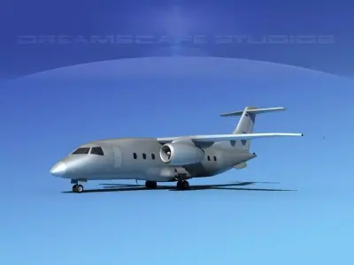 Dornier 328Jet Bare Metal 3D model