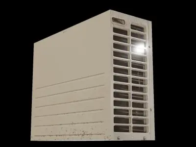 Low poly Air Conditioner Unit 2 Low-poly 3D model