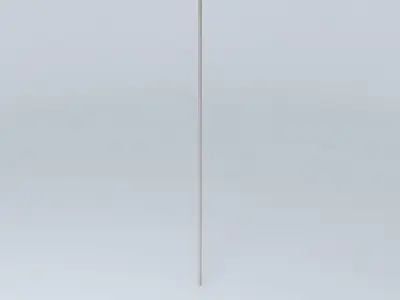 Lighting pole rotatory white castle with maringa Free 3D model