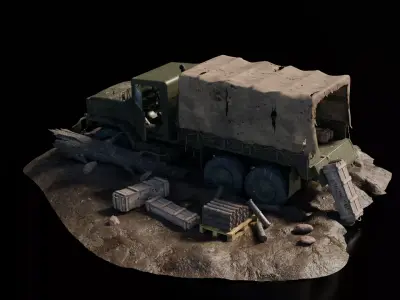 Warzone - Depo Truck 3D model